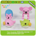 Teddy Bear And Dog Shaped Attractive Erasers